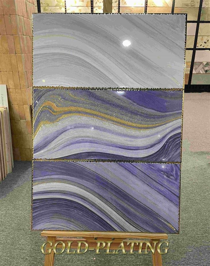 Rainbow Golden πορσελάνη γυαλιστερά πλακάκια